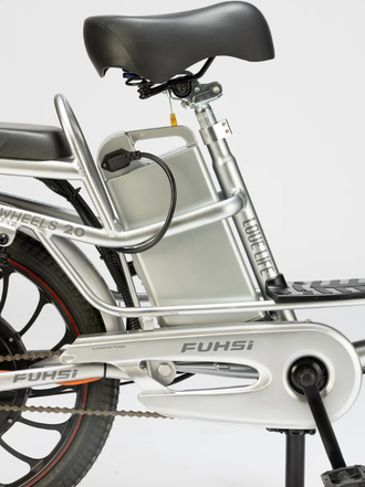 Электровелосипед TIMETRY D203 20" Серебристый