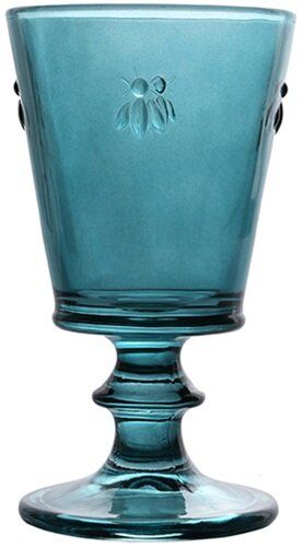 Бокал для вина "Пчела" синий.