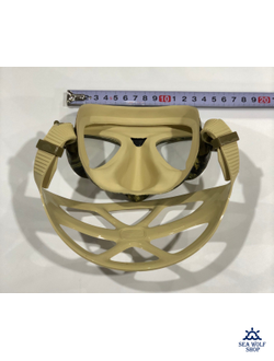 Маска для дайвинга C4 Plasma ocean camo зеркальная (силикон, стекло)