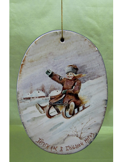 Мальчик на санях