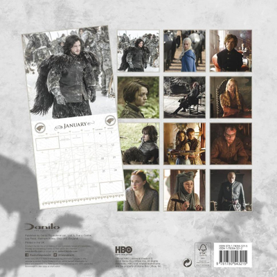 Game Of Thrones Official Календарь 2014