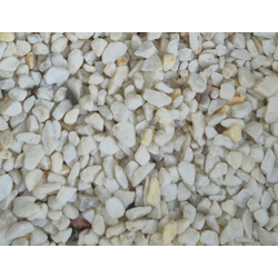 Белая мраморная крошка, фракция 3-5 мм