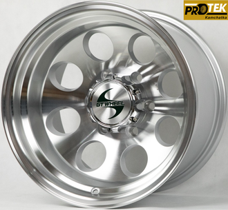 Комплект дисков R16 10,0J ET-38 6*139,7 Mickey Thompson Classic 3 Серебро с полированным ободом (R465)