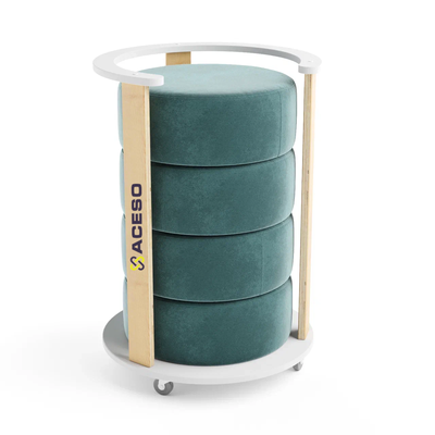 Стойка для кабинета психолога с подушками