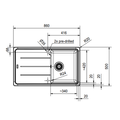 Мойка Franke Basis BFG 611-86