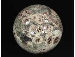 Шар "Яшма цветочная, хризантемовая", Казахстан (62 мм, 362 г) №29773