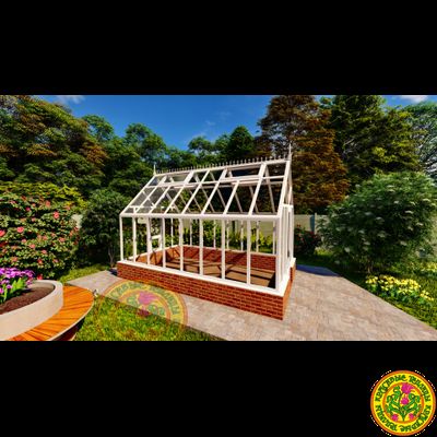 Базовая комплектация теплицы ЧЕСТЕРФИЛД ИДЕАЛ размером 5000 х 3000мм.