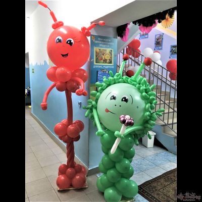 Фигуры из шаров "Инопланетяне"