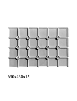 панель 3Д декор из гипса ПНЛ-13