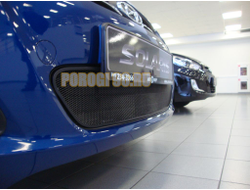 Защита радиатора Hyundai Solaris 2011-2014 black