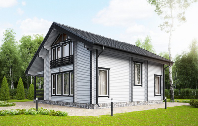 Дом из профилированного бруса ПБ-23, 180 м2