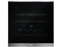 Встраиваемый винный шкаф Korting KFW 604 DB GXN