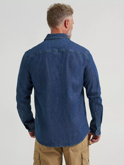 Рубашка Wrangler® RIGGS Workwear® Ground Cloth Denim Work Shirt