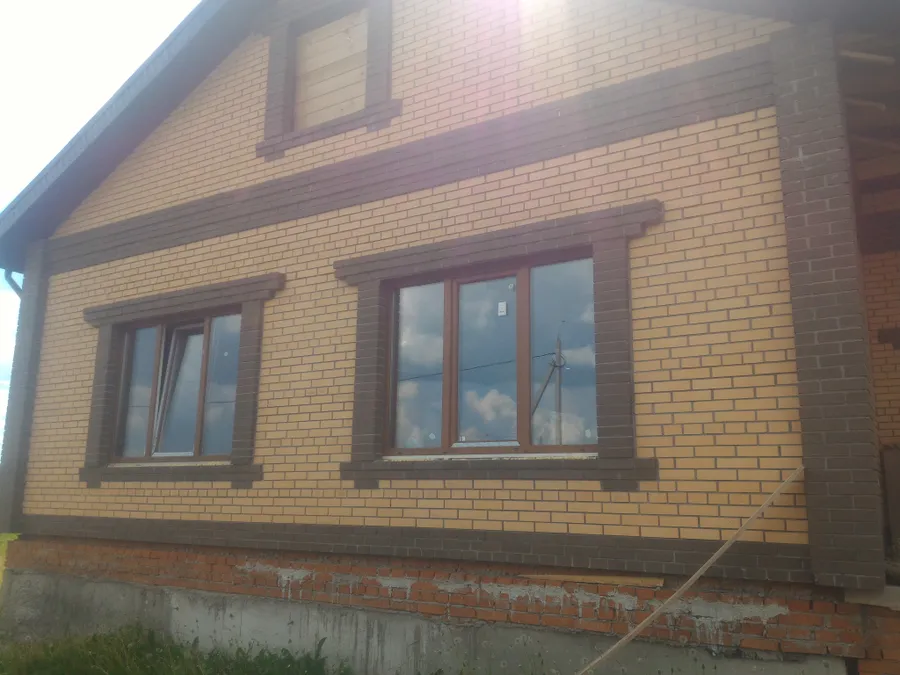 остекление частного дома, с.Бабаево. На фото еще не установлены водоотливы и москитные сетки