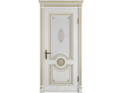 Дверь со стеклом Greta bianco межкомнатная