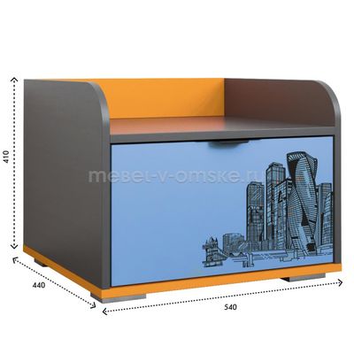 Тумба прикроватная Сити