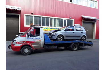 Эвакуируем легковой автомобиль в Серпухов