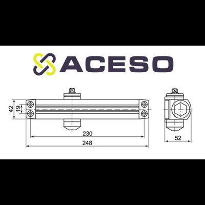 Дверной доводчик с отсрочкой закрывания до 35 секунд. Морозостойкий с ветровым тормозом.