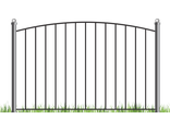 забор дугообразный сварной