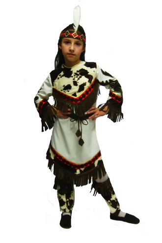 Индейский национальный костюм 10-12 лет