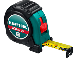 Рулетка KRAFTOOL X-Drive, 8 м х 25 мм
