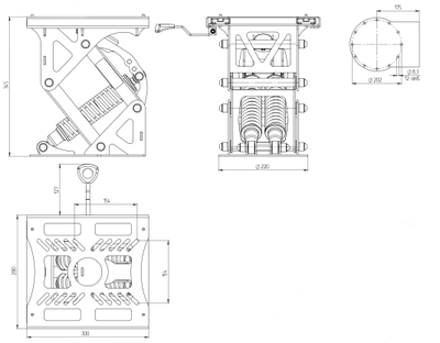 Амортизационная стойка Практик 300 S V2