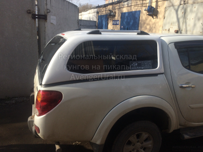 Кунг N-design для Mitsubishi L200 2006-2013 г.в. белого цвета W32 от AvengerUral.ru