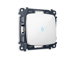 Выключатель 1-кл с подсветкой 10000K Белый глянец - Ambrella Volt - OMEGA