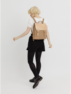 Рюкзак Kokosina Satchel Черный из натуральной кожи