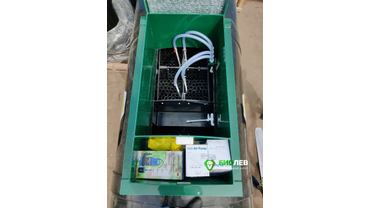 По желанию заказчика доустановили крепление под УФ обеззараживание для выброса очищенных стоков в водоем