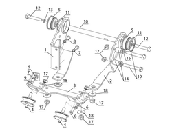 Крепление двигателя