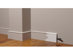 Напольный плинтус Decor-Dizayn DD49, для покраски, влагостойкий, ударопрочный, 2 метра