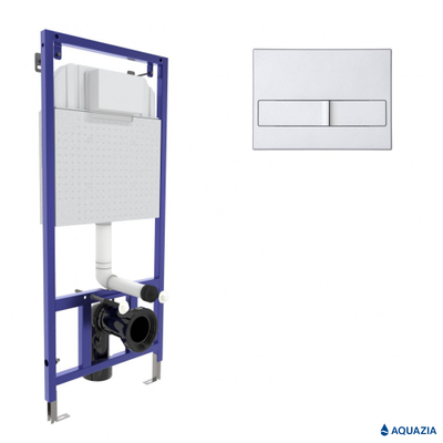 Инсталляция VISAM SLIM 525 для подвесного унитаза (L2 Матовый хром)