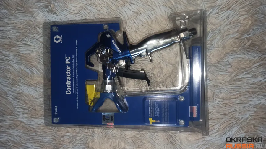 Окрасочный пистолет Graco Contractor PC [артикул Грако - 17Y043] - производство США. Фото 1