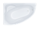 Акриловая ванна Triton Николь Правая,160х100x63см