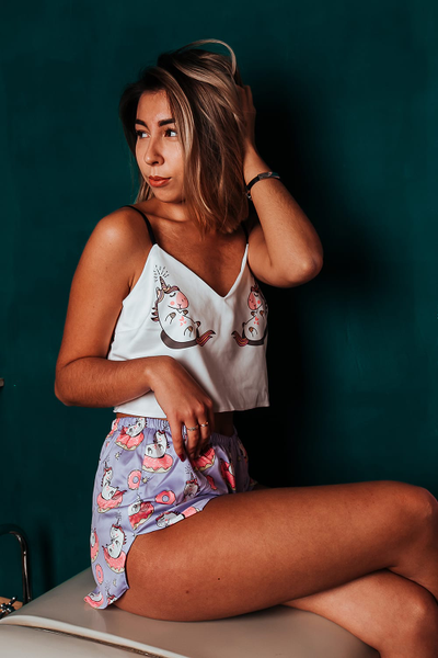 Шелковая пижама "Единорожка"