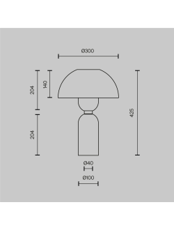 Настольный светильник Memory, MOD177TL-01W