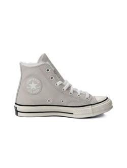 Зимние кеды Converse Chuck 70 Cozy Club серые