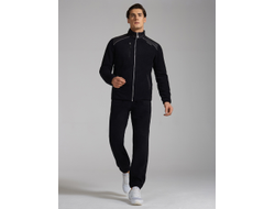 Флисовый спортивный костюм мужской 1306, черный