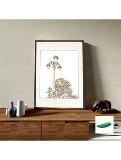 Постер «Фонарь» из коллекции «Графические этюды».