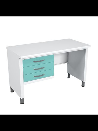 Стол врача металлический (высота 770 мм) СМЛ-3.0