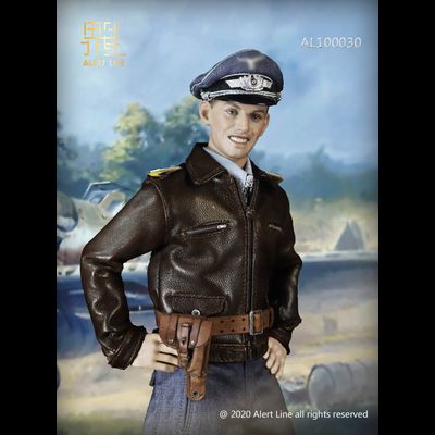 ПОВРЕЖДЕНА КОРОБКА - Летчик Люфтваффе - Коллекционная ФИГУРКА 1/6 scale WWII Luftwaffe Fighter Ace (AL100030) - Alert Line