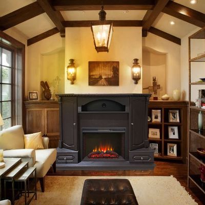 Электрокамин Вилс BL с очагом Sparta 25.5 LED