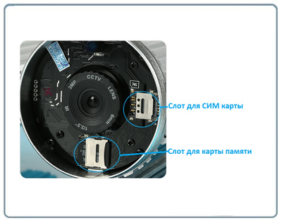 Автономная WiFi/LAN видеокамера с возможностью работы по СИМ карте (4G-LTE), встроенный видеорегистратор (DVR) с памятью 16 Гб. Full HD. 2 Mp (IPC View)
