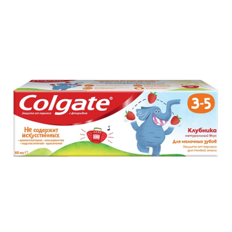 Зубная паста COLGATE детская 3-5 вкус Клубники 60мл