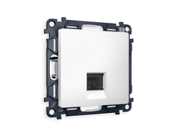 Розетка компьютерная RJ-45 CAT6 Белый матовый - Ambrella Volt - ALFA