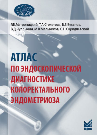 Атлас по эндоскопической диагностике колоректального эндометриоза. Матроницкий Р. Б. &quot;МЕДпресс-информ&quot;. 2023