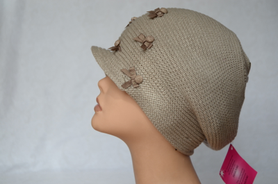 Итальянская вязаная кепка для женщин Vizio фото