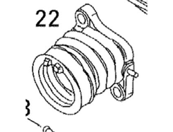 Впускной патрубок оригинал BRP 420667274/420667270 для BRP LYNX/Ski-Doo Rotax 300F (2006-2009) Tundra 300F (2006), Skandic Tundra 300F (2007-2009), Freestyle 300F (2006-2008) // LYNX Adventure 300F (2007)