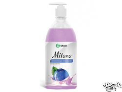 Крем-мыло жидкое увлажняющее "Milana черника в йогурте"